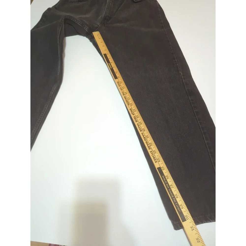 Vtg 90s Levis 960 Loose Fit Straight Leg Jeans 31x31 USA Orange Tab Washed Black